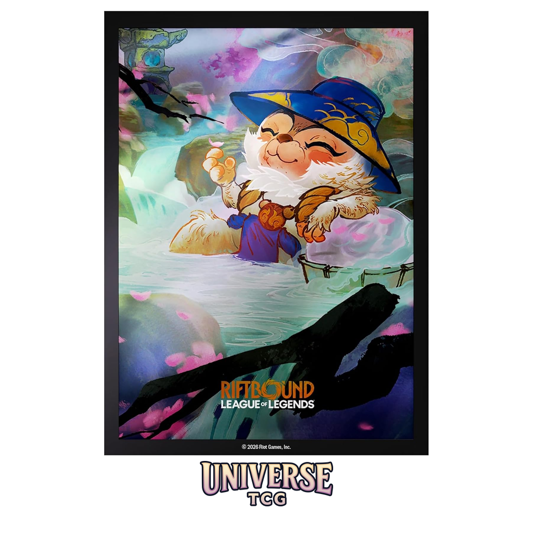 Riftbound: League of Legends – Fundas Artísticas: Teemo – Protectores de Cartas de 100 ct – Spiritforged: Flor Espiritual (Inglés)