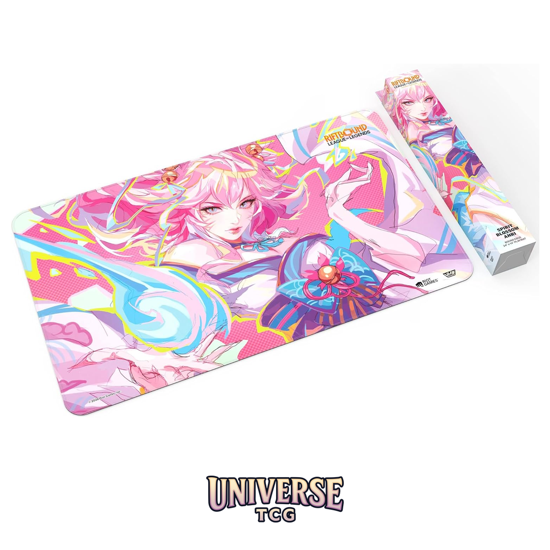 Riftbound: League of Legends – Tapete de juego: Ahri – Spiritforged: Flor Espiritual (Inglés)