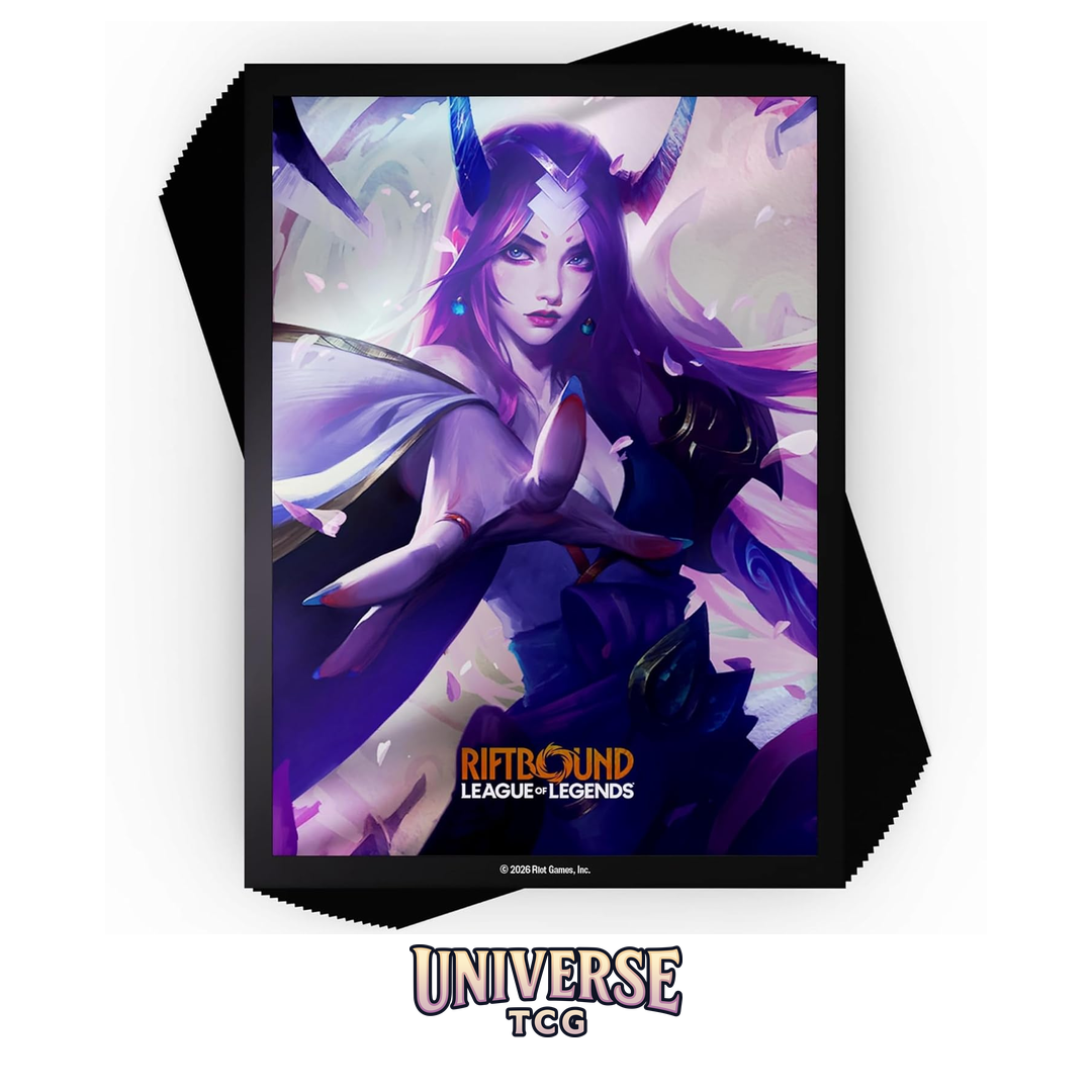 Riftbound: League of Legends – Fundas artísticas: Irelia – Protectores de cartas de 100 ct – Spiritforged: Flor Espiritual (Inglés)