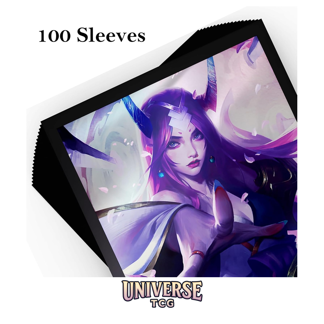 Riftbound: League of Legends – Fundas artísticas: Irelia – Protectores de cartas de 100 ct – Spiritforged: Flor Espiritual (Inglés)