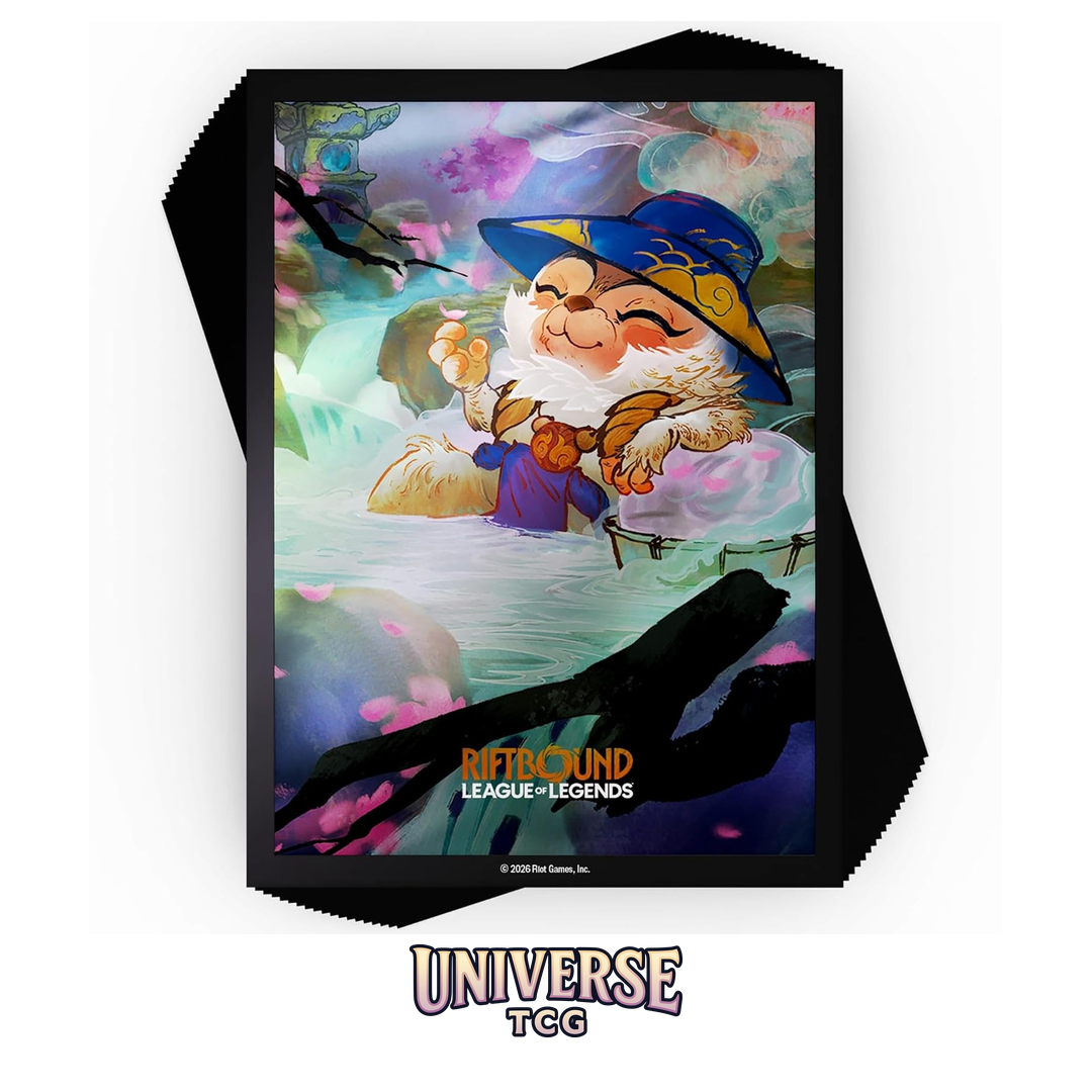 Riftbound: League of Legends – Fundas Artísticas: Teemo – Protectores de Cartas de 100 ct – Spiritforged: Flor Espiritual (Inglés)