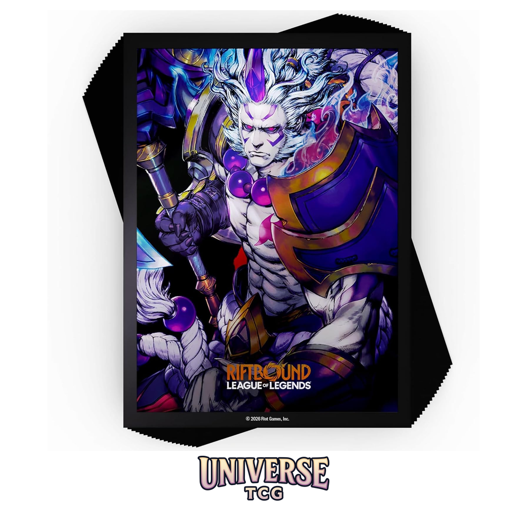 Riftbound: League of Legends – Fundas artísticas: Darius – Protectores de cartas de 100 ct – Spiritforged: Flor Espiritual (Inglés)