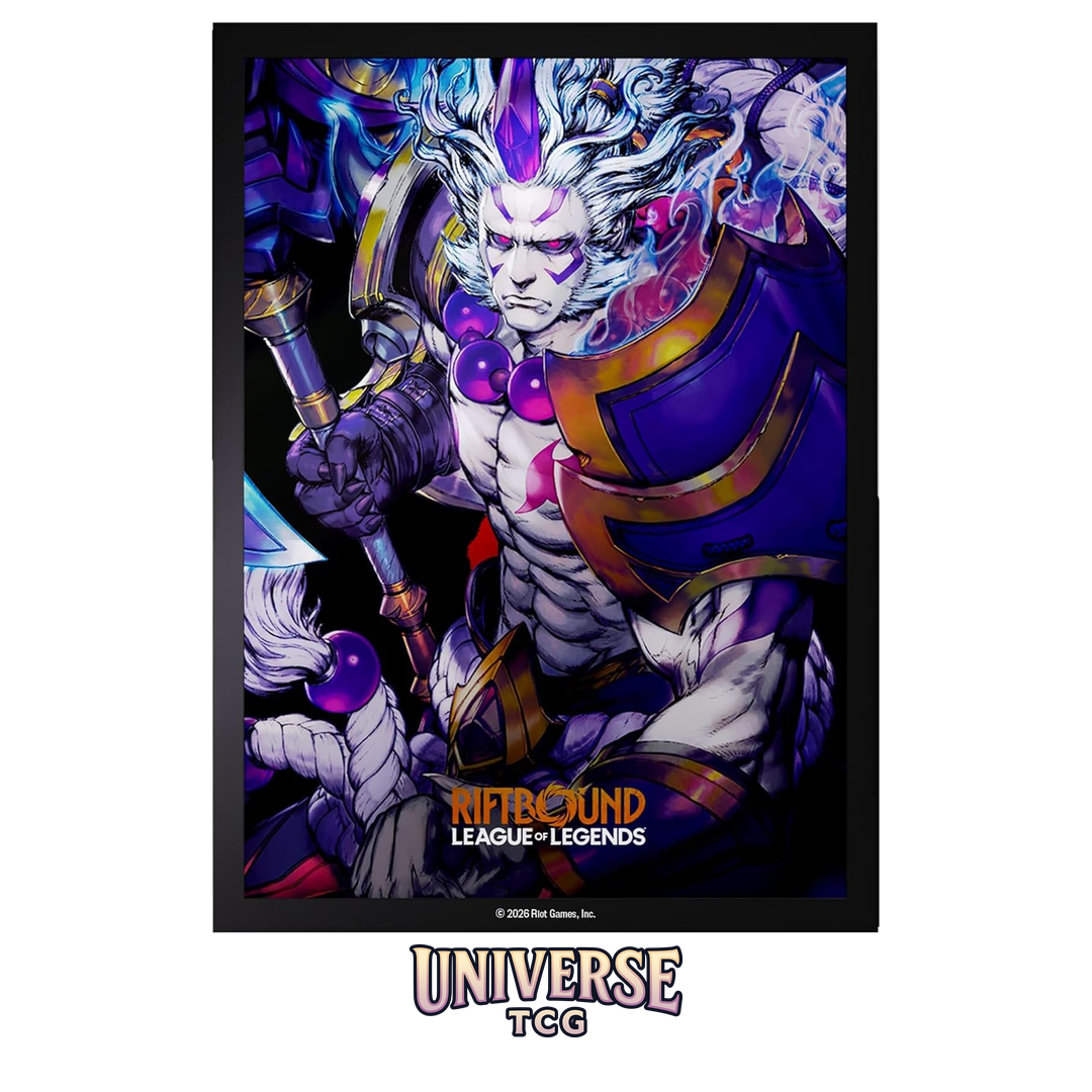 Riftbound: League of Legends – Fundas artísticas: Darius – Protectores de cartas de 100 ct – Spiritforged: Flor Espiritual (Inglés)