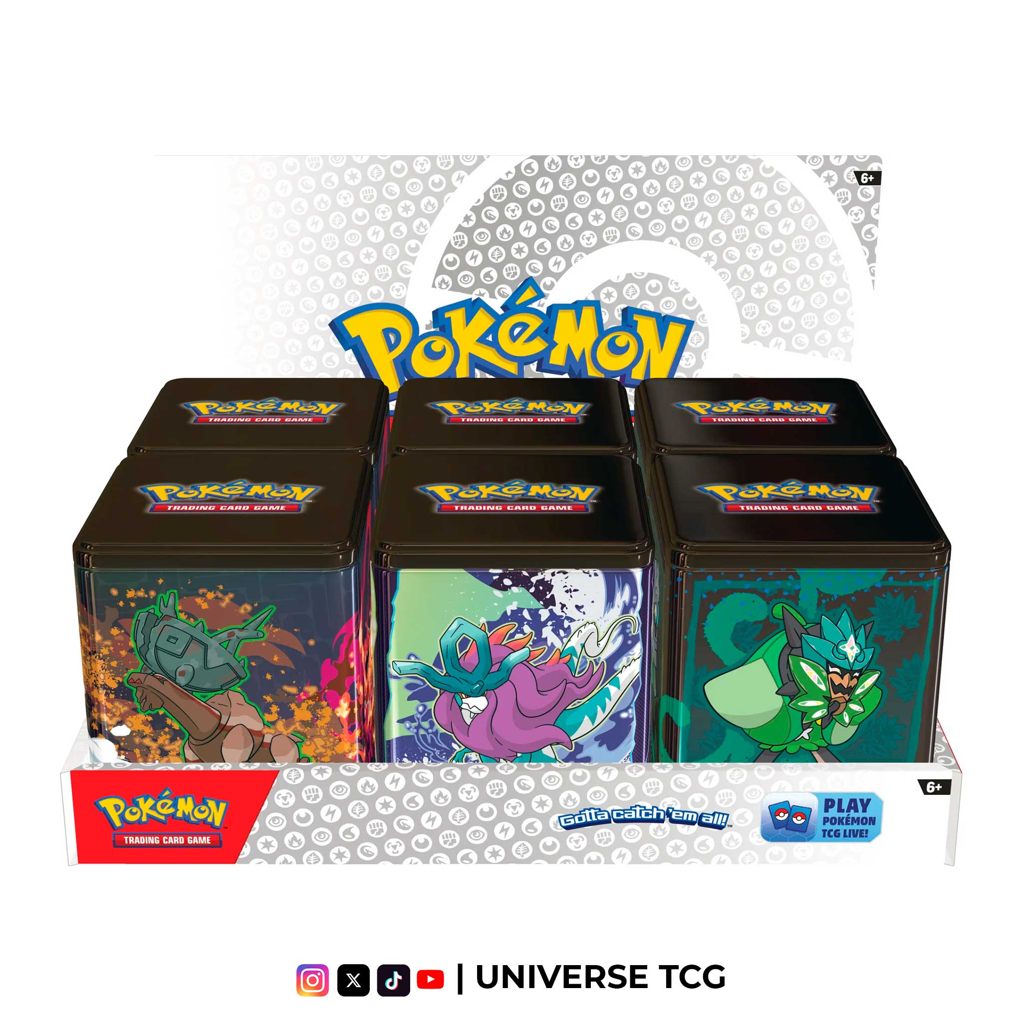 Pokémon Stacking Tins - Q1 2025