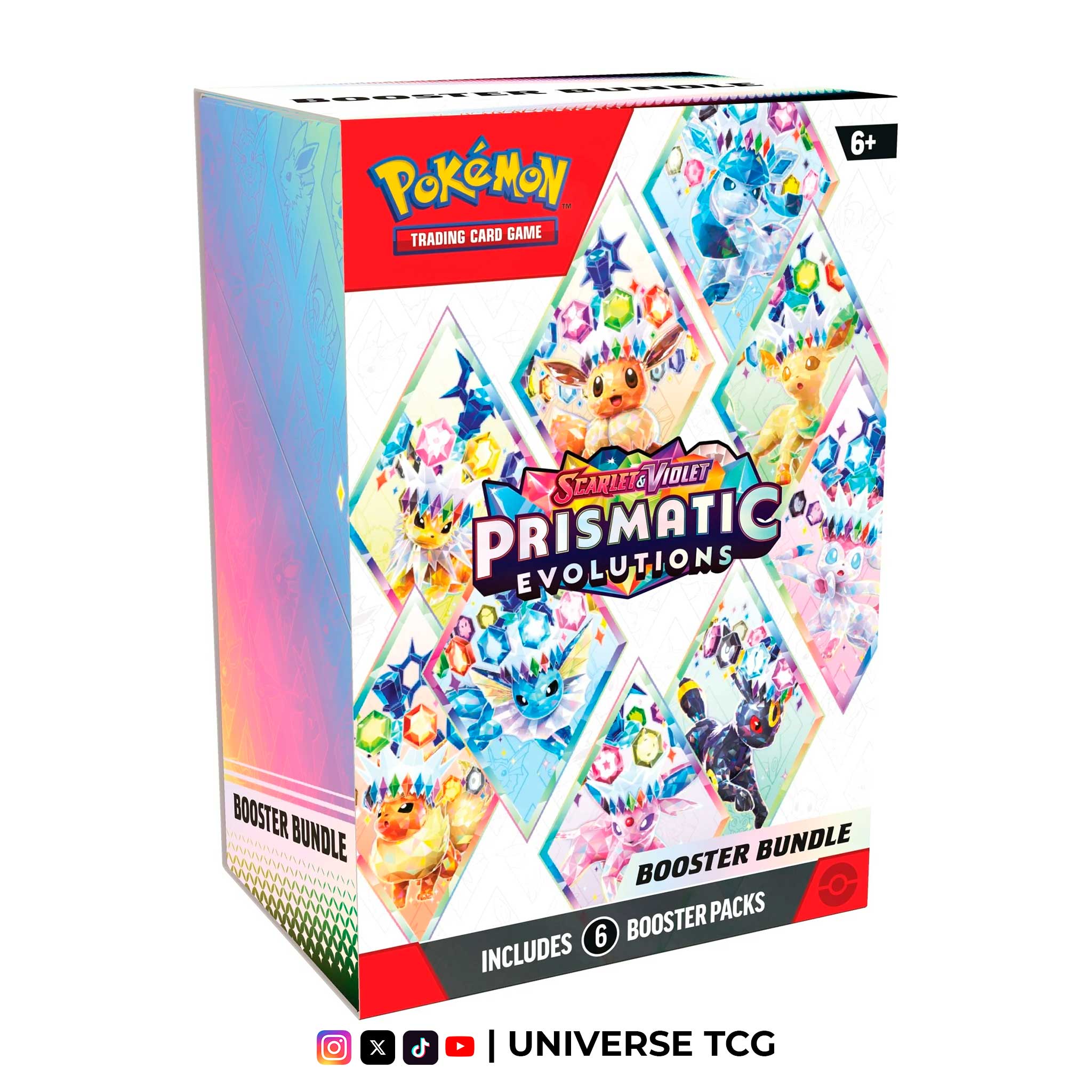 【英語版】Prismatic Evolutions Booster Bundle Pokémon Booster Bundle - Prismatic Evolutions (SV08.5